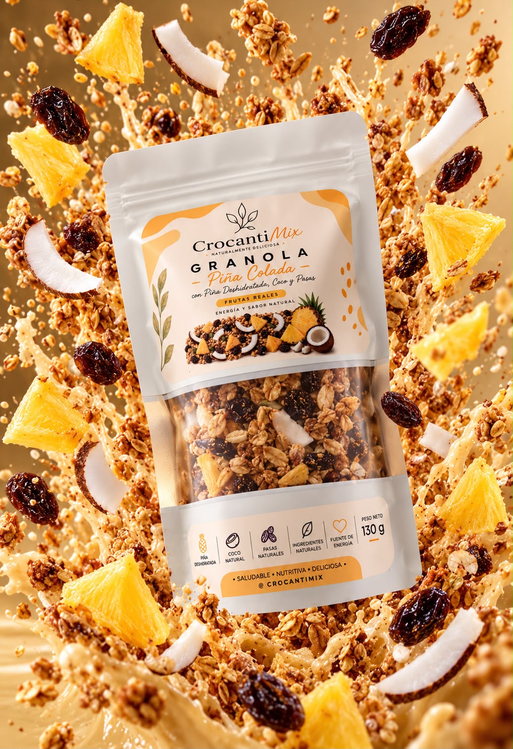 Granola Piña Colada de Crocantimix