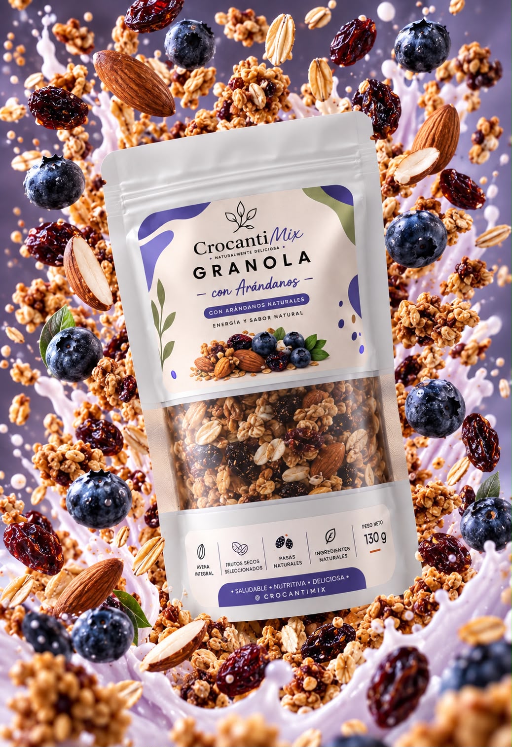 Granola Arándanos de Crocantimix